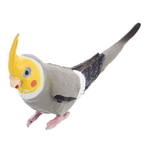 Toyvian Cockatiel Ornamente Sammlerstück klein Simulation Vogel deko Vogel Papagei-Skulptur-Ornament Stehende Vogelfigur Papageienspielzeug Papagei Tier PVC Grey Toyvian Cockatiel Ornamente Sammlerstück klein Simulation Vogel deko Vogel Papagei-Skulptur-Ornament Stehende Vogelfigur Papageienspielzeug Papagei Tier PVC Grey von Toyvian