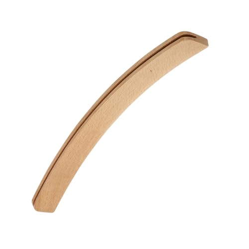 Toyvian Curved Wooden Card Holder für Spielkarten und Fotos Stabiler Tischständer aus Holz Elegantes Design für Kartenspiele und Dekoration von Toyvian