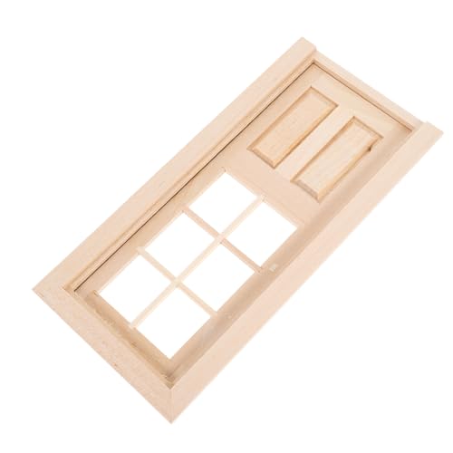 Toyvian DIY Dollhouse Miniaturtürmodell Unbemalte Mini -tür -puppenhauszubehör Realistische Mini Möbel Ornamente Und Tat, Vor, Spiel Zu Spielen Toyvian DIY Dollhouse Miniaturtürmodell Unbemalte Mini -tür -puppenhauszubehör Realistische Mini Möbel Ornamente Und Tat, Vor, Spiel Zu Spielen von Toyvian