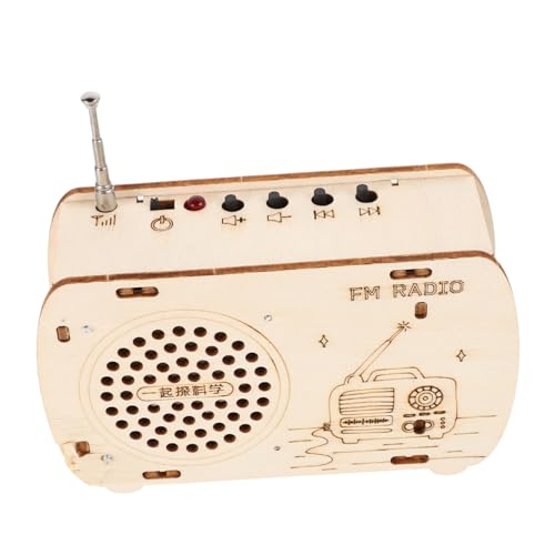Toyvian DIY Holz Radio Bausatz für Interaktives Lernspielzeug zur Elektronischer Fähigkeiten und Kreativen Denkens für Kleine Wissenschaftler und Hobbyisten Toyvian DIY Holz Radio Bausatz für Interaktives Lernspielzeug zur Elektronischer Fähigkeiten und Kreativen Denkens für Kleine Wissenschaftler und Hobbyisten von Toyvian