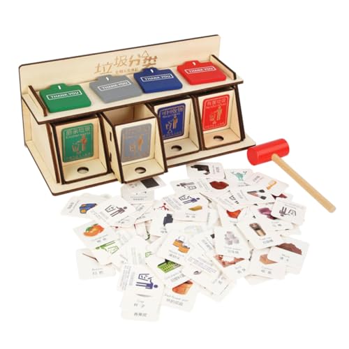 Toyvian DIY Holzspielzeug Müllsortierung Lernspielzeug Umweltbildung für Frühe Einfach Zusammenzubauen Fördert Feinmotorik Nachhaltiges Material Spielerisches Sortierspiel Toyvian DIY Holzspielzeug Müllsortierung Lernspielzeug Umweltbildung für Frühe Einfach Zusammenzubauen Fördert Feinmotorik Nachhaltiges Material Spielerisches Sortierspiel von Toyvian