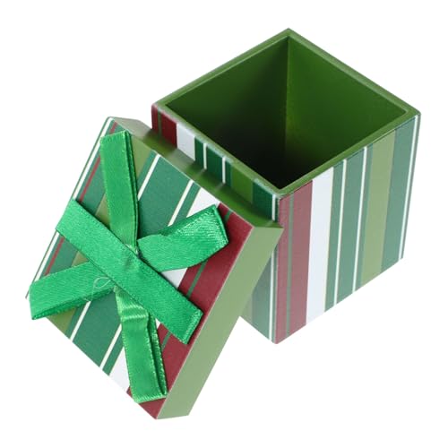 Toyvian DIY Mini Schleifen Geschenkbox Modell für Weihnachten Neujahr Dekoration Zubehör für Puppenhaus Kreative Accessoires Toyvian DIY Mini Schleifen Geschenkbox Modell für Weihnachten Neujahr Dekoration Zubehör für Puppenhaus Kreative Accessoires von Toyvian