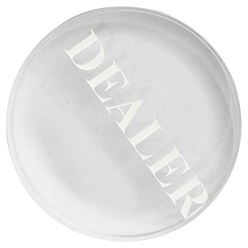 Toyvian Dealer Poker Münzetui Grade Dealer Button Kartenspiel Spiel Poker Button Oval Pokertisch Spielkarten Dealer Chip Pokerkartenhalter Automatisch Kristall Transparent Toyvian Dealer Poker Münzetui Grade Dealer Button Kartenspiel Spiel Poker Button Oval Pokertisch Spielkarten Dealer Chip Pokerkartenhalter Automatisch Kristall Transparent von Toyvian