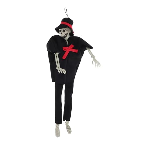 Toyvian -Dekoration Aufblasbares Kostüm Halloween- Halloween-animatronik Halloween-Dekorationen Im Freien Horror Halloween-skelettknochen Dinosaurierkostüm Black Plastik von Toyvian