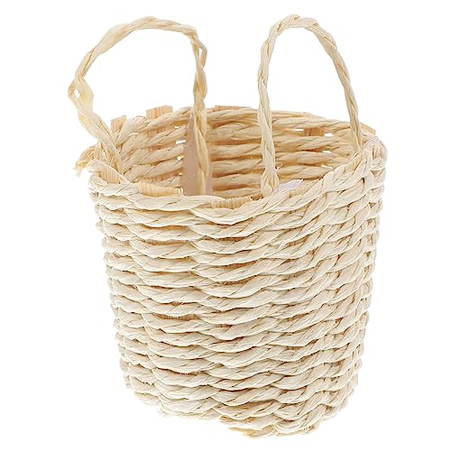 Toyvian Dekoration Mini-Korb-Modell Decoraciones para Sala De Casa Körbe Süßigkeitenkorb e Zum Basteln Puppenhaus Weidengeflechtkorb Zubehör Natürlich Gewobener Korb Rattan Mikroszene Toyvian Dekoration Mini-Korb-Modell Decoraciones para Sala De Casa Körbe Süßigkeitenkorb e Zum Basteln Puppenhaus Weidengeflechtkorb Zubehör Natürlich Gewobener Korb Rattan Mikroszene von Toyvian