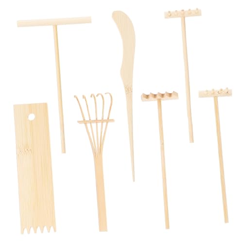 Toyvian Dekoratives Miniatur Bambus Harke Teilig Kleine Sandkasten Tisch Mikroharken für Zen Gartendeko DIY Miniatur Sandspiel Zubehör Kreative Entspannung Geschenkidee Toyvian Dekoratives Miniatur Bambus Harke Teilig Kleine Sandkasten Tisch Mikroharken für Zen Gartendeko DIY Miniatur Sandspiel Zubehör Kreative Entspannung Geschenkidee von Toyvian