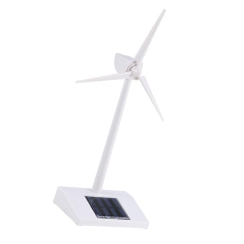 Toyvian Desktop Windturbinenmodell Solarbetriebene Windkraftanlage aus Abs Weiß für Bildung und Spaß für Büroschmuckgestaltung Toyvian Desktop Windturbinenmodell Solarbetriebene Windkraftanlage aus Abs Weiß für Bildung und Spaß für Büroschmuckgestaltung von Toyvian