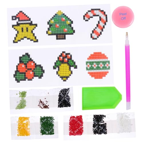 Toyvian Diamant-Aufkleber -Diamant-Sticker- Selbstklebender Rautenaufkleber DIY Kristallaufkleber Diamantaufkleber Für Kristalldiamantaufkleber Plastik von Toyvian