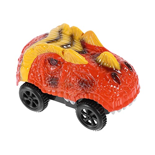 Toyvian Dinosaurier-Auto Dinosaurier ziehen Autos zurück Dinosaurier Rennbahn interaktives puppenwagen Fahrzeug -Rennwagen Abs Orange Toyvian Dinosaurier-Auto Dinosaurier ziehen Autos zurück Dinosaurier Rennbahn interaktives puppenwagen Fahrzeug -Rennwagen Abs Orange von Toyvian