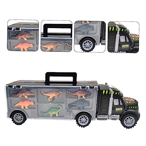 Toyvian Transport Dinosaurier Truck Carrier Set Mit Dinosaurier Spielzeugen Tragbare Spielzeug-LKW Für Kreative Und Lernspiele Toyvian Transport Dinosaurier Truck Carrier Set Mit Dinosaurier Spielzeugen Tragbare Spielzeug-LKW Für Kreative Und Lernspiele von Toyvian