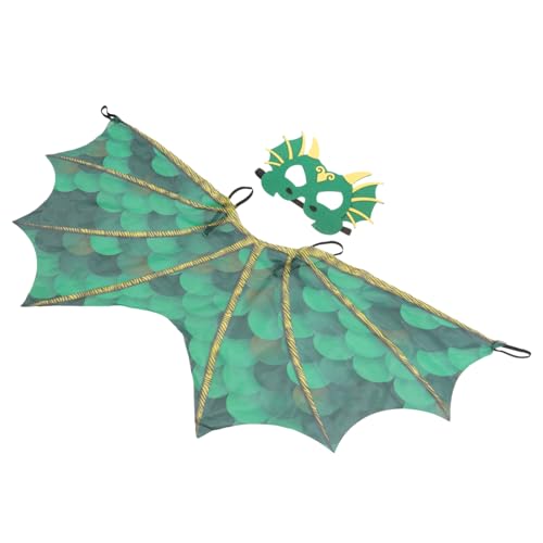 Toyvian Dinosaurier Umhang mit Flügeln Grün Leichter Chiffonstoff Cosplay Cape für Halloween Party Kostüm Karneval Bequemer Bewegungsstil Detailreiches Cartoon Design Vielseitig Toyvian Dinosaurier Umhang mit Flügeln Grün Leichter Chiffonstoff Cosplay Cape für Halloween Party Kostüm Karneval Bequemer Bewegungsstil Detailreiches Cartoon Design Vielseitig von Toyvian
