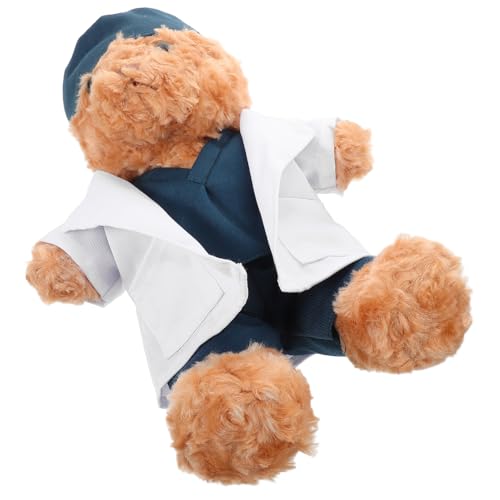 Toyvian Doktor-Bär-Puppe für Plüschbär Stofftier Kreative Plüschpuppe Süßes Stofftier Kreative Plüschbär-Puppe Arztbär Plüschpuppe Arzt Stofftier gefüllte Puppe Baumwolle Toyvian Doktor-Bär-Puppe für Plüschbär Stofftier Kreative Plüschpuppe Süßes Stofftier Kreative Plüschbär-Puppe Arztbär Plüschpuppe Arzt Stofftier gefüllte Puppe Baumwolle von Toyvian