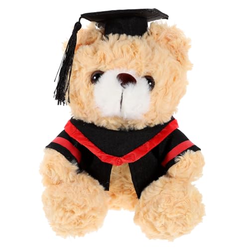 Toyvian Doktorhut Bär Puppe Abschlussmütze Plüschbär Abschlussbär Bequeme Bär Puppe Doktorbär Stoffpuppe Kuscheltiere Stoffbär Plüschtier Hellbraun Toyvian Doktorhut Bär Puppe Abschlussmütze Plüschbär Abschlussbär Bequeme Bär Puppe Doktorbär Stoffpuppe Kuscheltiere Stoffbär Plüschtier Hellbraun von Toyvian