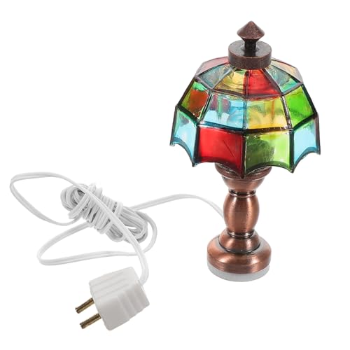 Toyvian Dollhouse Tischlampe Mini Figuren Dekorative Puppenhausmodell Dollhouse Accessoire Dollhouse Mini Badewanne Puppenhaus Badewanne Puppenhaus Lampe 1 12 Miniaturbadewanne Mini von Toyvian