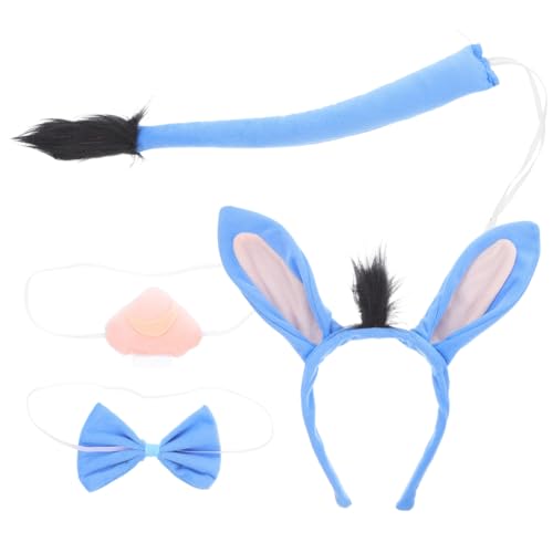 Toyvian Donkey Kostüm mit Elastischem Ohr Haarreif Fliege und Nasenaccessoire für Erwachsene Bequemes Atmungsaktives Material für Halloween Partys und Themenveranstaltungen Toyvian Donkey Kostüm mit Elastischem Ohr Haarreif Fliege und Nasenaccessoire für Erwachsene Bequemes Atmungsaktives Material für Halloween Partys und Themenveranstaltungen von Toyvian