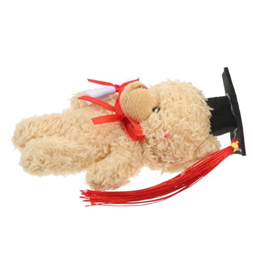 Toyvian Dr. Bärenpuppe Abschluss Plüschbär Kindertiere Geschenktiere Mini-abschlussbären Abschluss Ausgestopfter Bär Gefüllte Schafe Plüschbärentiere Plüschmaterialien Pp Baumwolle Brown von Toyvian