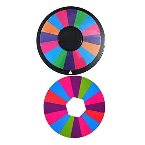 Toyvian Drehbares Trinkspiel mit Feldern Doppelseitiges Ktv Partyspiel Robustes Spielrad für Bar und Hauspartys Spielscheiben für Gesellige Trinkrunden von Toyvian