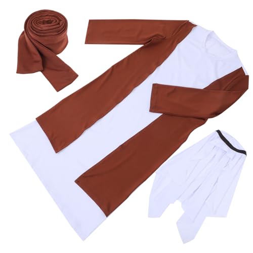 Toyvian Dubai Shepherd-kleidung Schäferkostüm Arabische Kostümmänner Jedi-kostüm Ritterkostüm Für Jungen Halloween-kostüme Männer Biblische Kostüme Für Arabisches Kostüm Polyester von Toyvian
