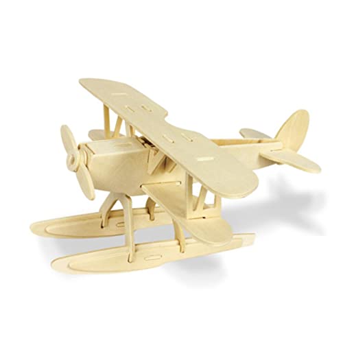 Toyvian Ebene Montage Modelle & Modell Modellbausätze Flugzeug-baustein Simulationsflugzeug Lernspielzeug Spielzeug Für Kinder Kinderpuzzle Kidcraft-spielset Hölzern Blöcke 3D Bambus von Toyvian