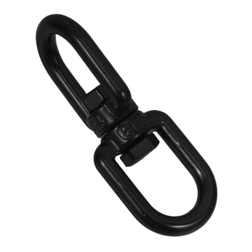 Toyvian Edelstahl Doppelösen Drehwirbel Haken Schwerlast Rotation für Schaukel Stuhl Hängematte Outdoor Zubehör Robust und Schwarz Toyvian Edelstahl Doppelösen Drehwirbel Haken Schwerlast Rotation für Schaukel Stuhl Hängematte Outdoor Zubehör Robust und Schwarz von Toyvian