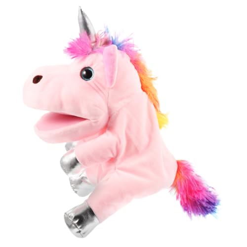 Toyvian Einhorn Handpuppe interaktives Interactive Toys Puppenspielzeug für Puppen Theater Einhorn lebensechtes Handspielzeug DIY Einhorn Puppe PP Baumwolle Rosa Toyvian Einhorn Handpuppe interaktives Interactive Toys Puppenspielzeug für Puppen Theater Einhorn lebensechtes Handspielzeug DIY Einhorn Puppe PP Baumwolle Rosa von Toyvian
