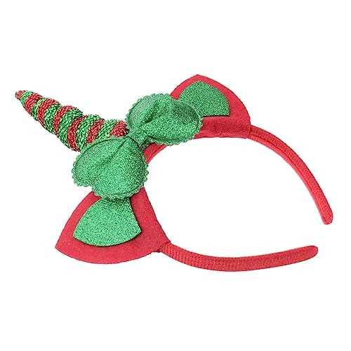 Toyvian Einhorn Stirnband Stirnbänder Für Mädchen Einhorn-stirnband Für Mädchen Cosplay-outfits Halloween-cosplay-party-kostüm Weihnachtshaarspange Weihnachten Kind Kopfbedeckung Stoff von Toyvian