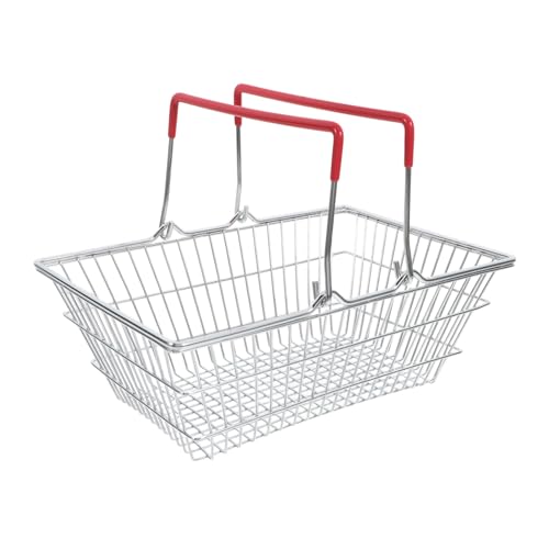 Toyvian Einkaufswagen Für Handgehaltener Einkaufskorb Für Kleinkinder Einkaufskorb Für Früchte Snacks Und Kleine Einkäufe von Toyvian