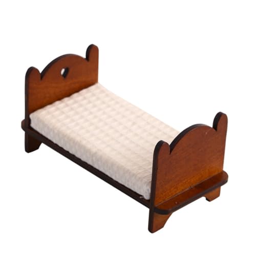 Toyvian 1:12 Miniatur Schlafzimmer Set Miniatur Puppenhaus Möbel Realistisches Bett Spielzeug Toyvian 1:12 Miniatur Schlafzimmer Set Miniatur Puppenhaus Möbel Realistisches Bett Spielzeug von Toyvian