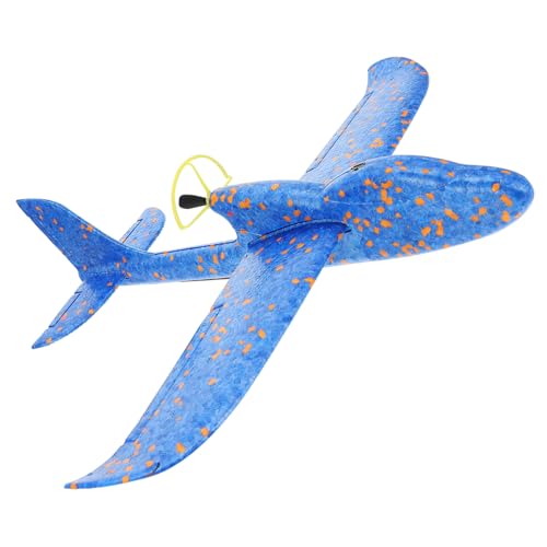 Toyvian Elektrisches Flugspielzeug mit LED Licht USB Ladefunktion Leichter Schaumstoff für Outdoor Spiel Handgeworfenes Langlebiges Flugzeugspielzeug von Toyvian