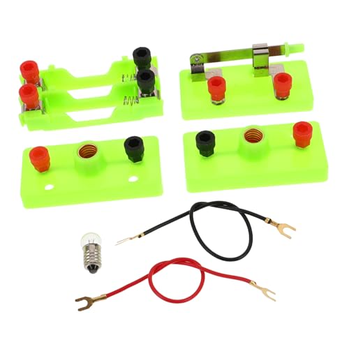 Toyvian Elektronik Experimentierkasten für Vielseitiges Lernset mit Langlebigen Komponenten Geeignet für Schul und Heimlabore Fördert Physik und Elektrotechnikverständnis ohne Batterien von Toyvian