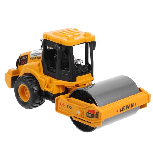 Toyvian Engineering Roller Truck Toy: Straßenwalzenspielzeug, Baufahrzeug, Engineering Road Planer, Fahrzeugmodellsammlungen für Kinder von Toyvian