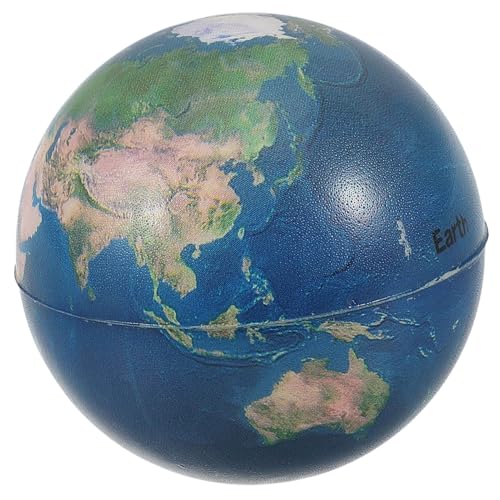 Toyvian Erdmodell lernspielzeug Kleiner Globen für Erwachsene geografische Weltkugel Landbälle Mini-Erde Weiches Partyspielzeug Mini- zum Zusammendrücken Kugeln Schwamm von Toyvian