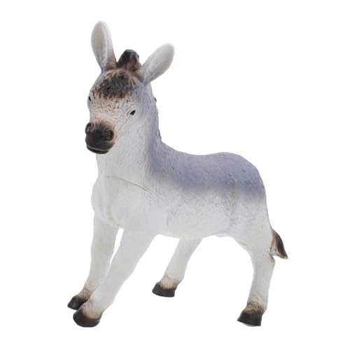 Toyvian Eselfigur Stehendes Kuscheltier für Kinder Lebensechte Bauernhoftierfigur Kognitives Eselmodell als Dekoration Eselspielzeug für Kleinkinder Toyvian Eselfigur Stehendes Kuscheltier für Kinder Lebensechte Bauernhoftierfigur Kognitives Eselmodell als Dekoration Eselspielzeug für Kleinkinder von Toyvian