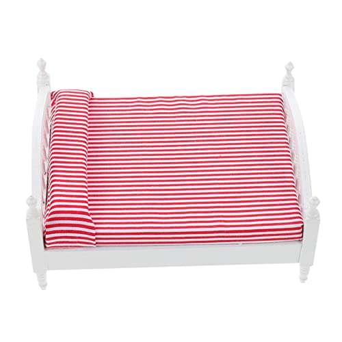 Toyvian Puppenhaus Dekorationen Landschaft Puppe Maßstab 112 Mini Doppelbett Für Hause Toyvian Puppenhaus Dekorationen Landschaft Puppe Maßstab 112 Mini Doppelbett Für Hause von Toyvian