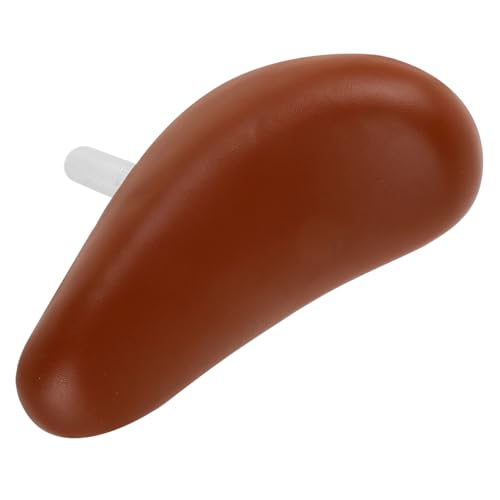 Toyvian Fahrradsitzkissen kinderfahrrad zubehör kindersitz Extra-Dicker Fahrradsitz für Komfortabler Sitz Roller für gebrochenes Fuß fahrradsitz ersatz Stahlrohr Light Brown von Toyvian