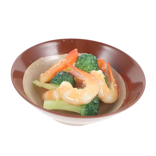 Toyvian Gefälschte Lebensmittel Modell PVC Simulation Garnelen Brokkoli Stir Fry Restaurant Requisite Für Display Spielen Lebensmittel Toyvian Gefälschte Lebensmittel Modell PVC Simulation Garnelen Brokkoli Stir Fry Restaurant Requisite Für Display Spielen Lebensmittel von Toyvian