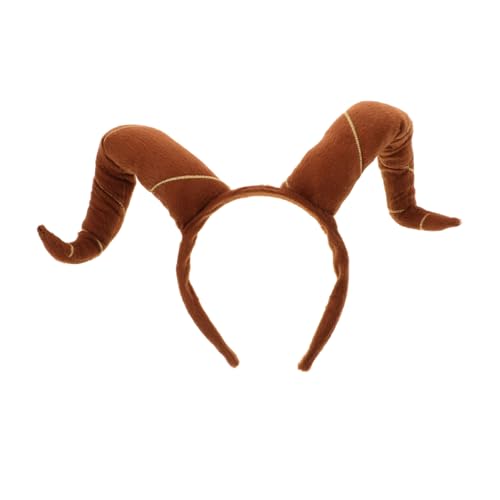 Toyvian Faltbares Halloween Cosplay Kopfband mit Gepolsterten Ochsenhörnern Vielseitiges Party Haarreif für Kostüm Auftritte und Festlichkeiten Tragbares Horn Accessoire für Masquerade und von Toyvian