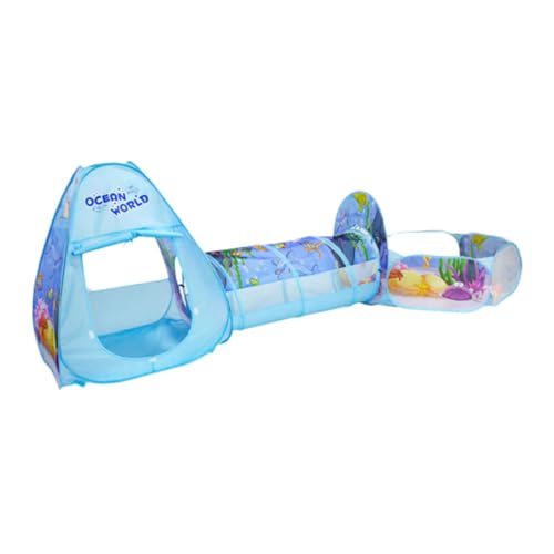 Toyvian Faltbares mit Krabbeltunnel und Bällebereich Kreatives für Jungen und Mädchen Leicht zu Verstauen Fördert Fantasie und Spielspaß im Garten von Toyvian