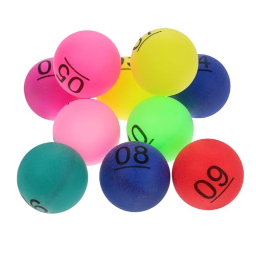 Toyvian Plastikspiel 1-20 Nummeriert Mini Für Tombola-ziehung Gruppenaktivitäten Abendveranstaltungen von Toyvian