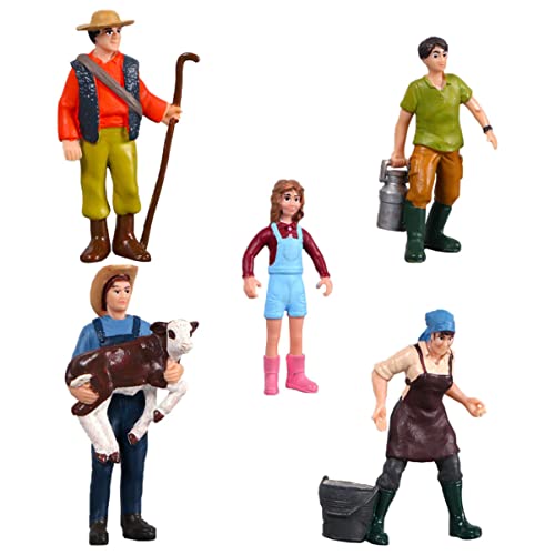 Toyvian Farmer Model Farm Mini People Figuren Model Set FüR Dekoration Und Sammlung, Perfekt FüR Szenen Wie Party Oder Kinderzimmer Toyvian Farmer Model Farm Mini People Figuren Model Set FüR Dekoration Und Sammlung, Perfekt FüR Szenen Wie Party Oder Kinderzimmer von Toyvian