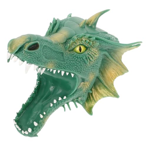 Toyvian Feueratmende Drachenhandpuppe Dinosaurier handpuppe Dinosaurier Kreatives Handpuppenspiel Dinosaurier-Handpuppe Handpuppe als Rollenspiel Handspielzeug Green von Toyvian
