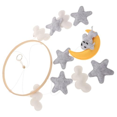 Toyvian Filz Verzierungen babybett Mobile für Babys Babymobile für Jungen Tragbares für Unterwegs Kinderbett deko Kinderwagen babymobile für krippe Stoff Grey Toyvian Filz Verzierungen babybett Mobile für Babys Babymobile für Jungen Tragbares für Unterwegs Kinderbett deko Kinderwagen babymobile für krippe Stoff Grey von Toyvian