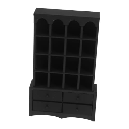 Toyvian Funktionaler Bücherregal für Puppenhäuser Kompakter Aufbewahrungsschrank für Kleine Accessoires Schwarz für Kreative Spiele und Dekoration Toyvian Funktionaler Bücherregal für Puppenhäuser Kompakter Aufbewahrungsschrank für Kleine Accessoires Schwarz für Kreative Spiele und Dekoration von Toyvian