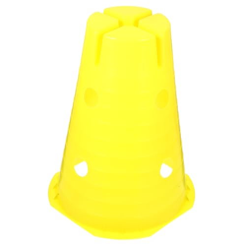 Toyvian Fußball-Trainingsausrüstung Agilitätskegel für das Training Zubehör Fußballspiel drinnen für das Sporttraining sportgeräte Sport geräte Rollschuh-Marker kleine Yellow von Toyvian