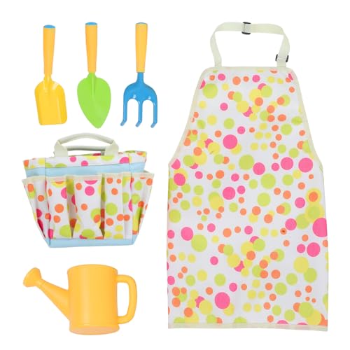 Toyvian Gartenset Für Kinder – 6-Teiliges Gartenwerkzeug-Set Für Kinder Und Kleinkinder Mit Schaufel Rechen Laubrechen Schürze Gießkanne Und Tragetasche Sommer-Gartenspielzeug Für Jungen Toyvian Gartenset Für Kinder – 6-Teiliges Gartenwerkzeug-Set Für Kinder Und Kleinkinder Mit Schaufel Rechen Laubrechen Schürze Gießkanne Und Tragetasche Sommer-Gartenspielzeug Für Jungen von Toyvian