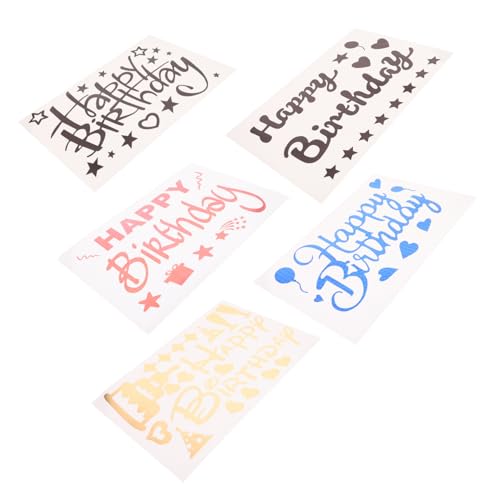Toyvian Geburtstagsaufkleber Für Ballon Dekoration Bunte Sticker Für Partybedarf Selbstklebende Aufkleber Für Geburtstagsfeiern Zufällige Designs Toyvian Geburtstagsaufkleber Für Ballon Dekoration Bunte Sticker Für Partybedarf Selbstklebende Aufkleber Für Geburtstagsfeiern Zufällige Designs von Toyvian