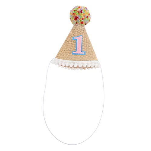 Toyvian Geburtstagsparty-Hut kindermütze kappe Geburtstagsfeier Kopfschmuck Mütze für Kleinkinder Kleinkind Mütze Geburtstagsmütze für Hut für Kindergeburtstag Leinen- Rosa Toyvian Geburtstagsparty-Hut kindermütze kappe Geburtstagsfeier Kopfschmuck Mütze für Kleinkinder Kleinkind Mütze Geburtstagsmütze für Hut für Kindergeburtstag Leinen- Rosa von Toyvian