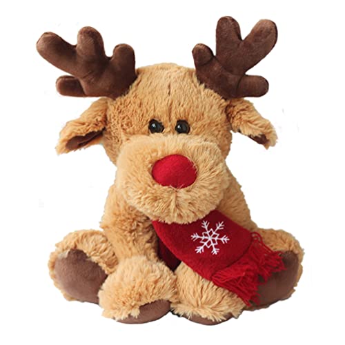 Toyvian Gefüllte Plüsch-Rentierpuppen Weihnachtselch-Plüschtierspielzeug Tier-Plüschpuppen Weihnachtsgeburtstagsgeschenke für Kinder Toyvian Gefüllte Plüsch-Rentierpuppen Weihnachtselch-Plüschtierspielzeug Tier-Plüschpuppen Weihnachtsgeburtstagsgeschenke für Kinder von Toyvian
