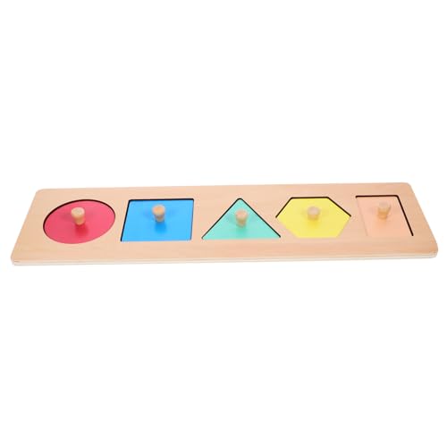 Toyvian Sortierspielzeug Für Kleinkinder Geometrische Tafeln Puzzle Früherziehungsspielzeug 2–4 Jahre Formabgleichsbrett Sicher Glatt Für Jungen Und Mädchen Lernspielzeug von Toyvian