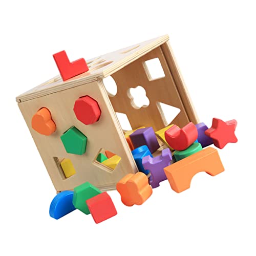 Toyvian Geometrisches Formsortier Für Intelligentes Lernspielzeug Holzbausteine Für Kleinkinder Pädagogisches Kognitiven Fähigkeiten Toyvian Geometrisches Formsortier Für Intelligentes Lernspielzeug Holzbausteine Für Kleinkinder Pädagogisches Kognitiven Fähigkeiten von Toyvian
